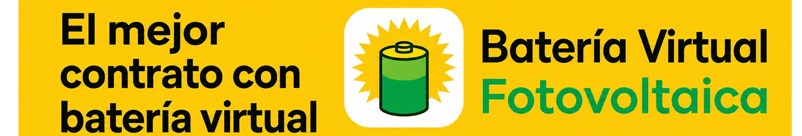 Información sobre batería virtual fotovoltaica